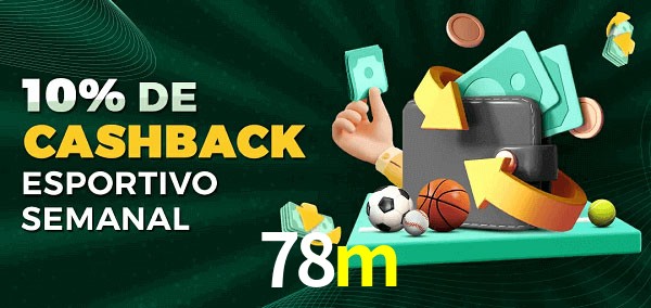 10% de bônus de cashback na 78m